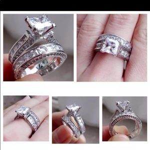Stunning 4 carat Wedding Set